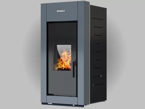 Pelletkachel Burnit Trend Novation CV 20 kW Grijs