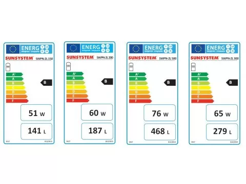 Boiler voor SUNSYSTEM SWPN-2L-300L met een dubbel serpentinesysteem