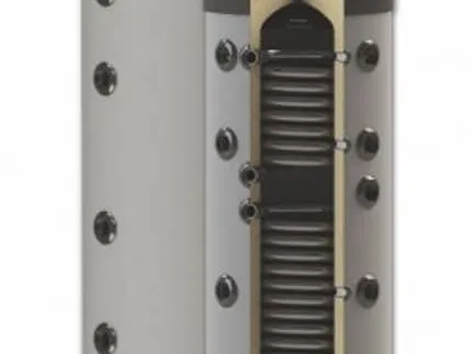 Buffervat SUNSYSTEM PS2 200L met dubbele warmtewisselaar
